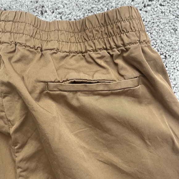 Everlane Cotton Relaxed Casual Cropped Pants, tan size 8 - Picture 5 of 9